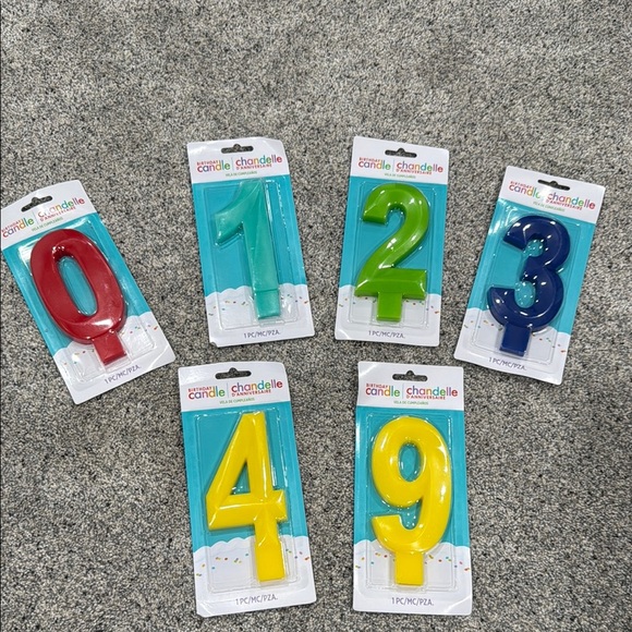 Chantelle Red and Blue Cake Candles for Celebrations - Picture 1 of 1